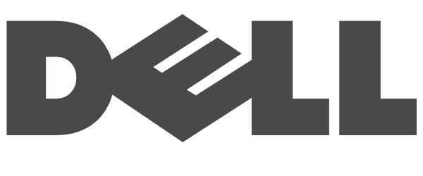Dell logo greyscale