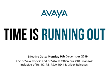 Time Is Running out (9th December) Avaya Time Is Running Out
