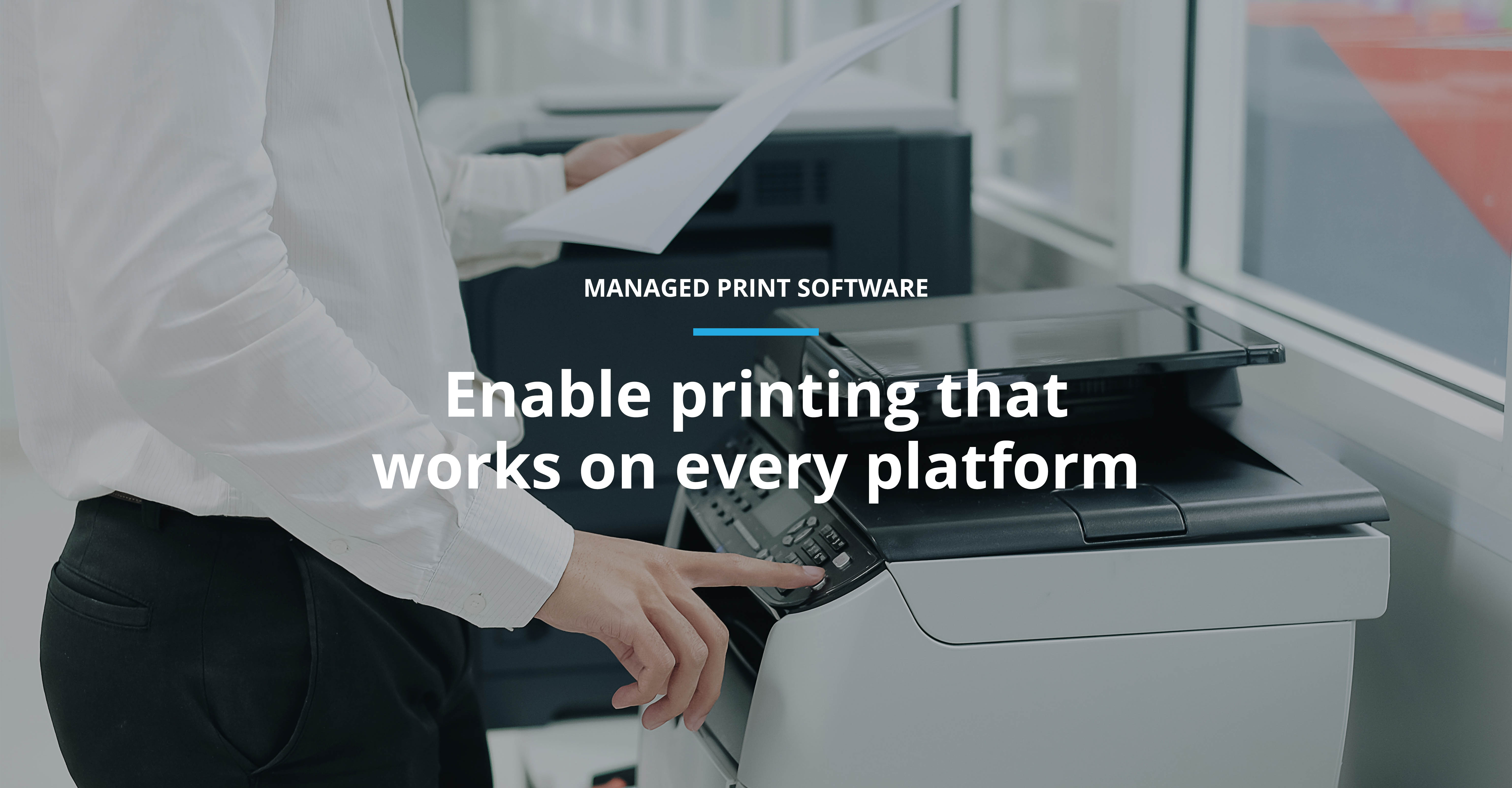 Managed Print Software Header